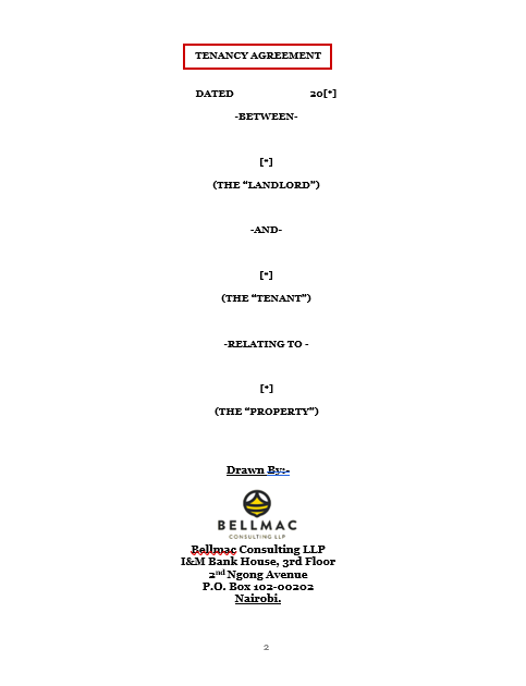 1 Year Tenancy Agreement for a Residential Property between Companies document preview