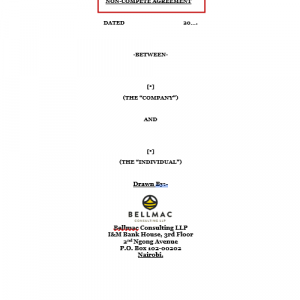 Non-Compete Agreement